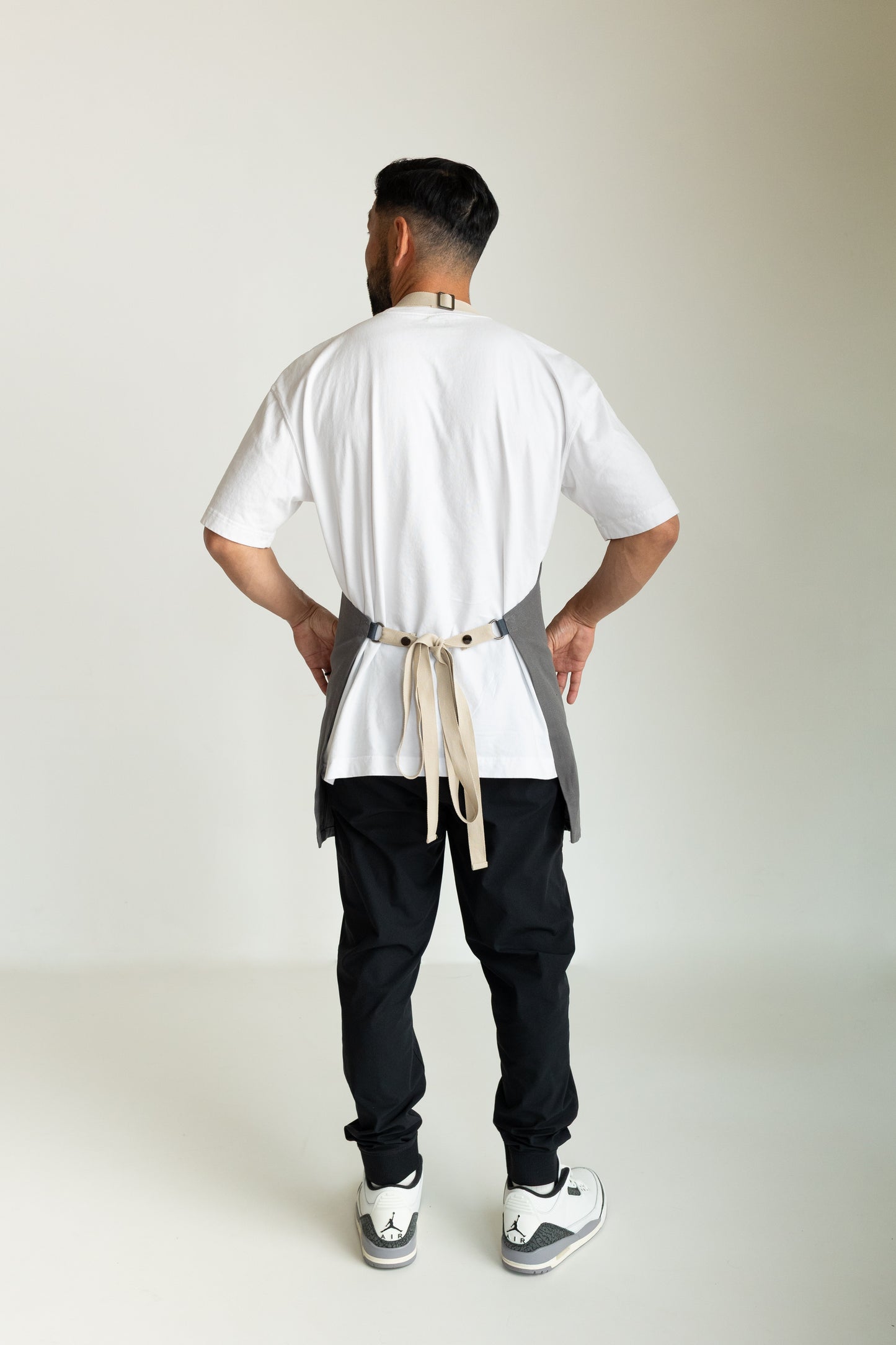 The "Kaizen" Apron in Charcoal Grey