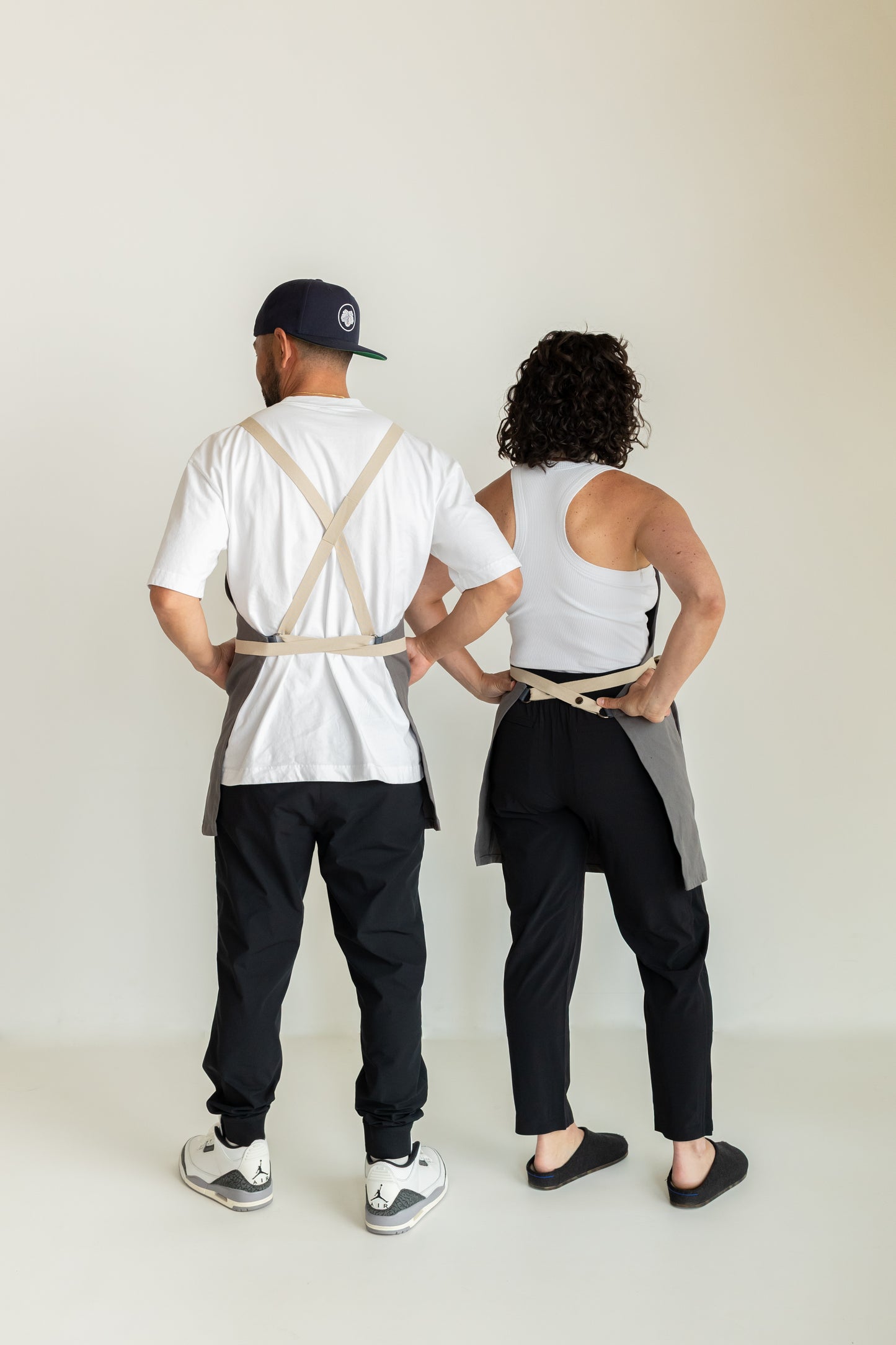 The "Kaizen" Apron in Charcoal Grey