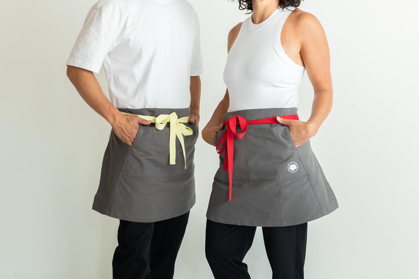 The "Kaizen" Apron in Charcoal Grey