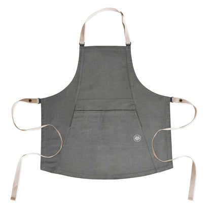 The "Kaizen" Apron in Charcoal Grey