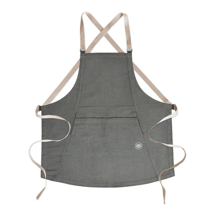 The "Kaizen" Apron in Charcoal Grey