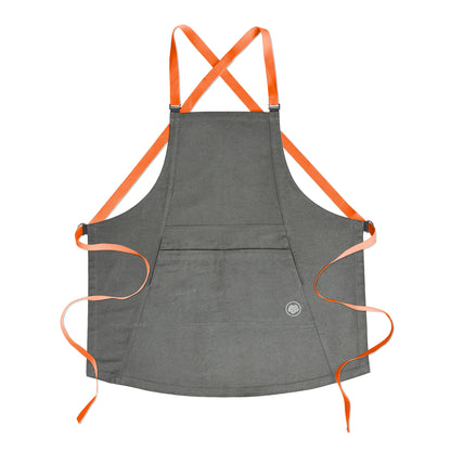 The "Kaizen" Apron in Charcoal Grey