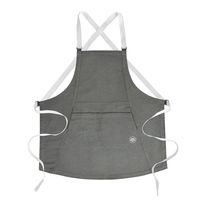 The "Kaizen" Apron in Charcoal Grey