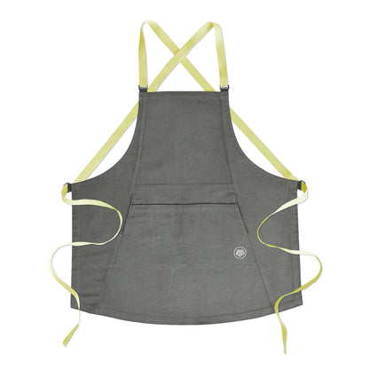 The "Kaizen" Apron in Charcoal Grey
