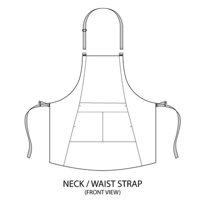 The "Kaizen" Apron in Charcoal Grey